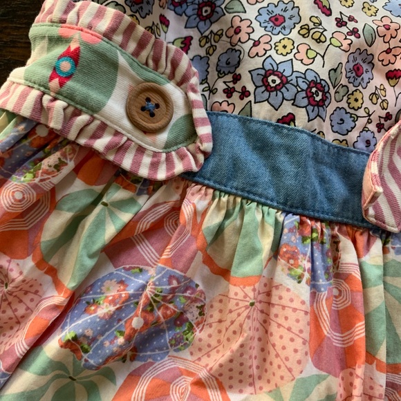 Matilda Jane Size 4 Parasol Knot Top Happy and Free collection Umbrellas - Picture 4 of 6